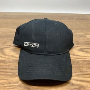 Chipotle Adjustable Hat Cap Employee Uniform Crew Restaurant Dad Men Women Black